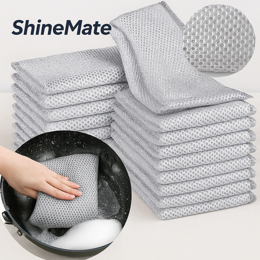 ShineMate™ – Magic Mesh Cleaning Cloth (Double-Sided Steel Wire)