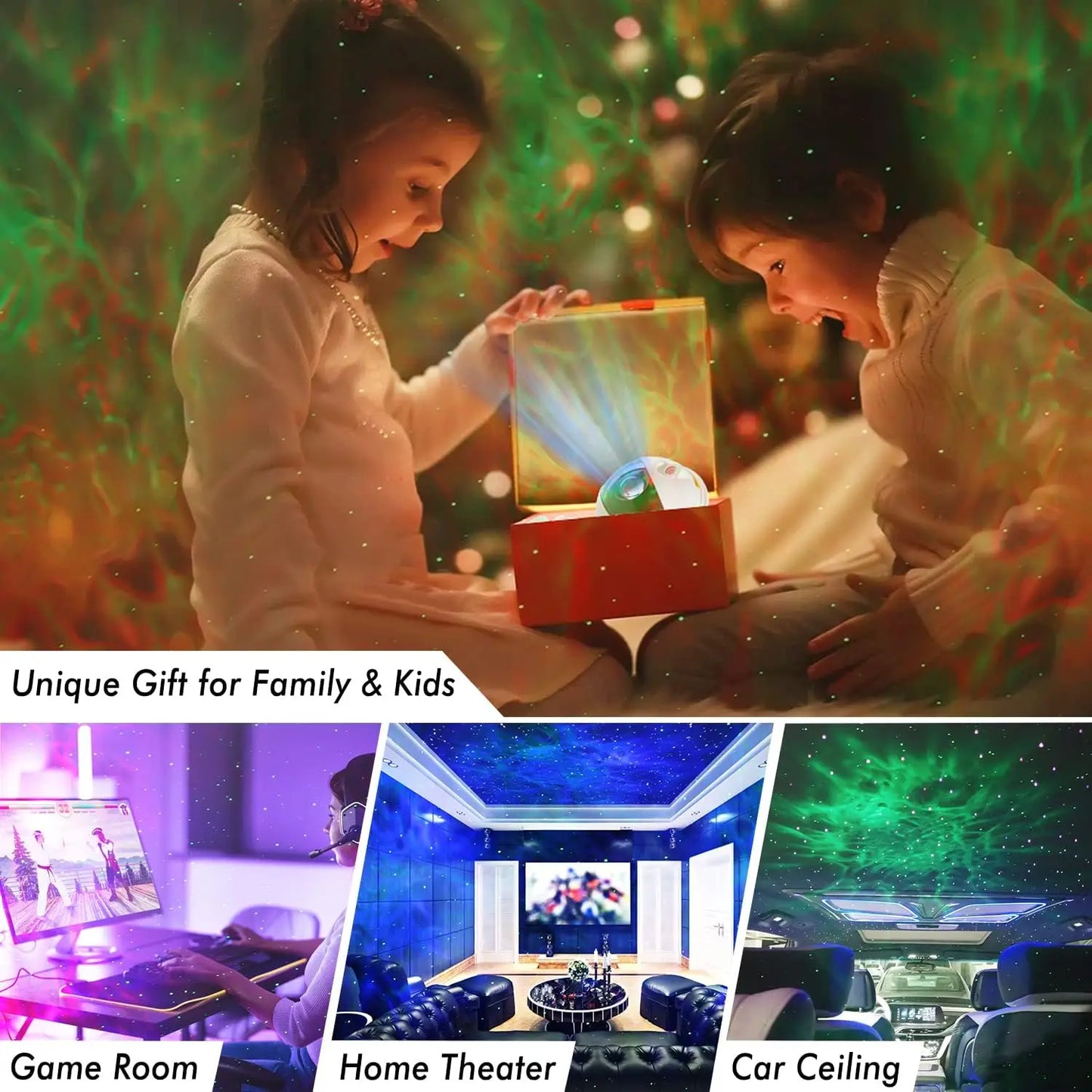 Lumara Galaxy Projector – Premium Astronaut Night Light for Kids & Adults