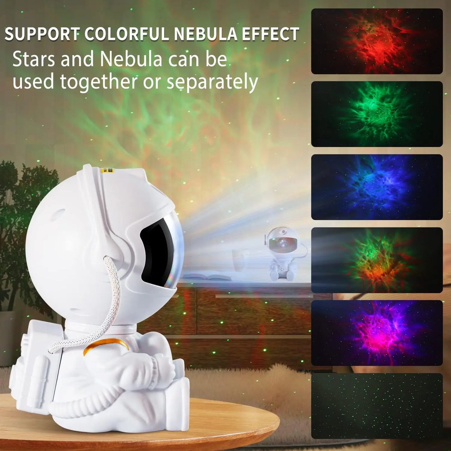 Lumara Galaxy Projector – Premium Astronaut Night Light for Kids & Adults