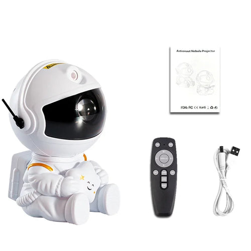 Lumara Galaxy Projector – Premium Astronaut Night Light for Kids & Adults