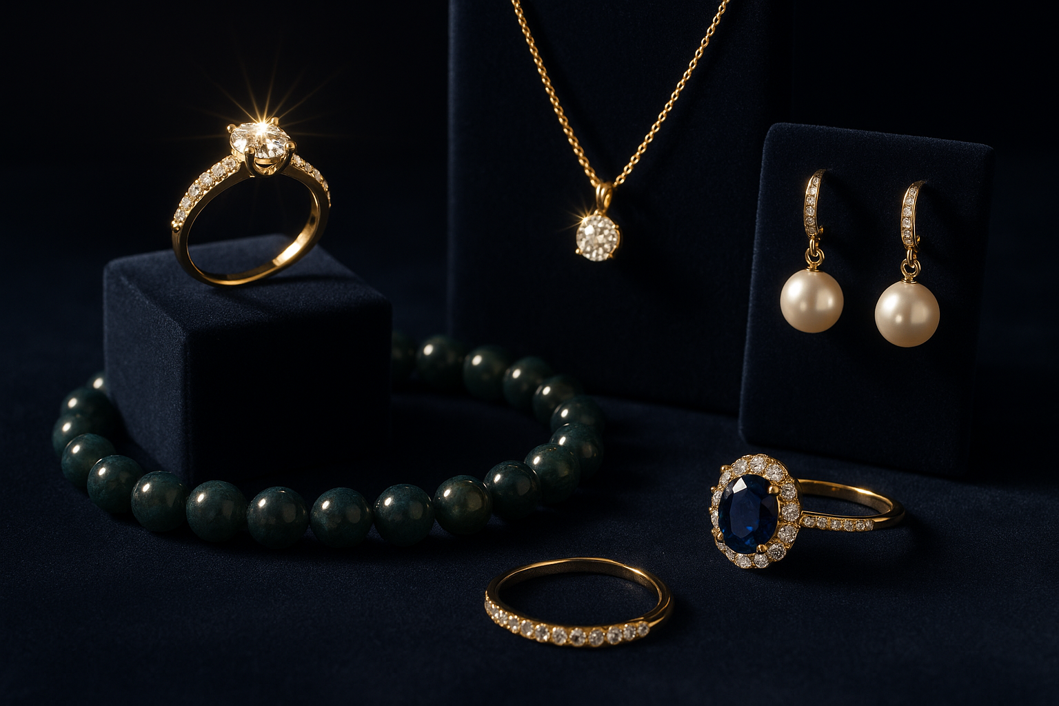 create a eye catching image of jewellery with a custom size of 1200x1200