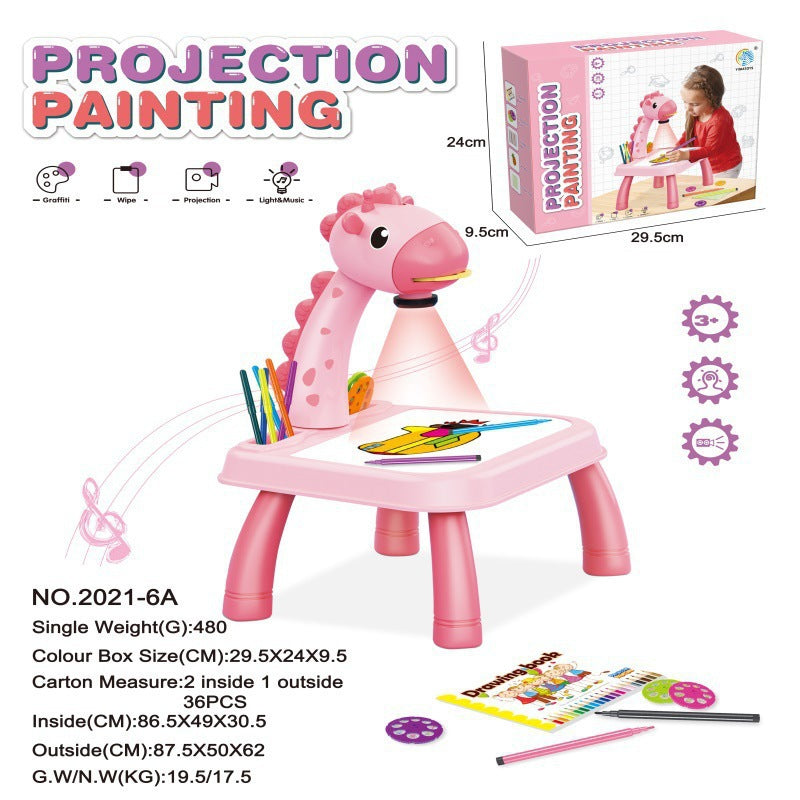 Children's Projection Drawing Table